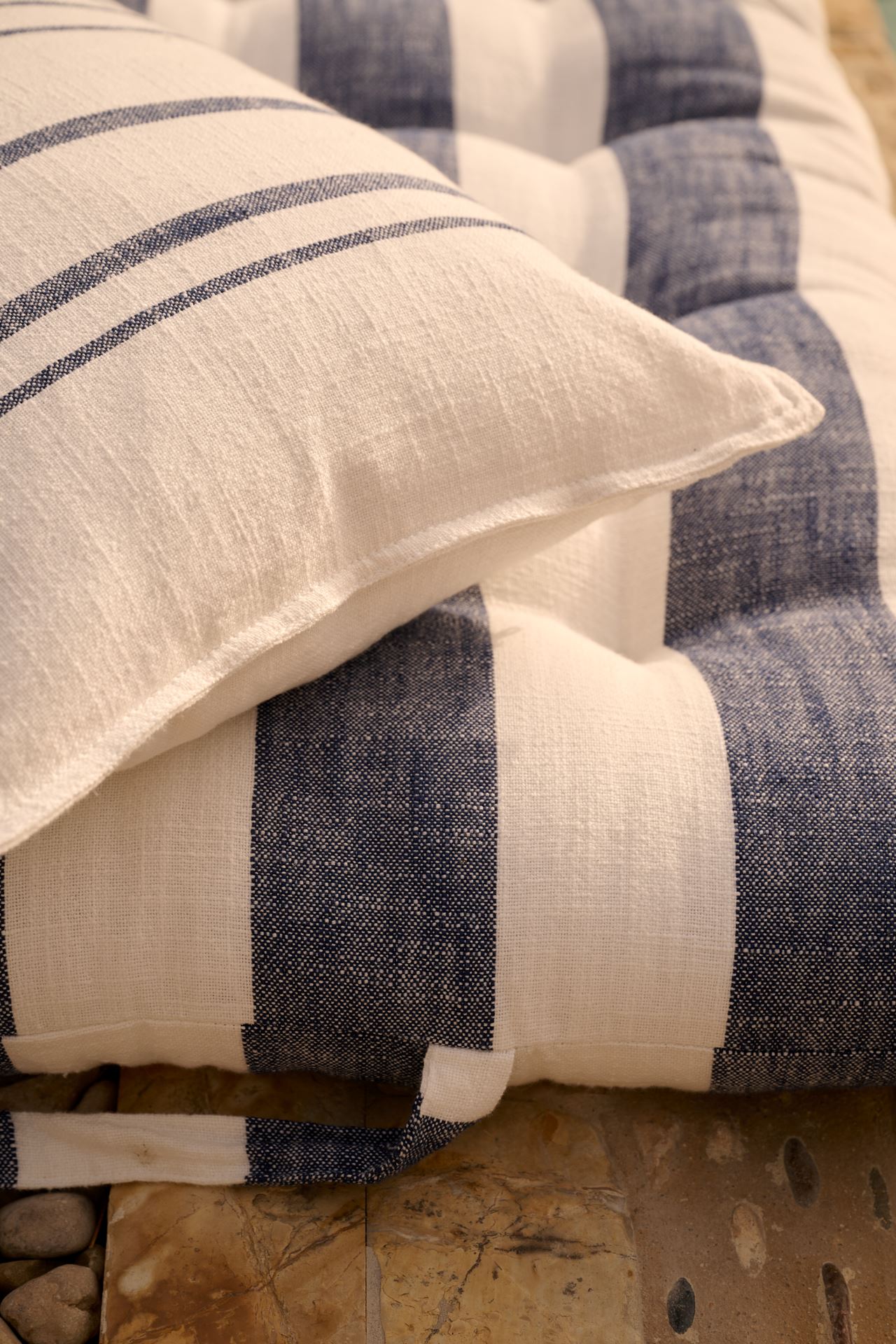 Hopfällbar sittdyna marinblå - 4