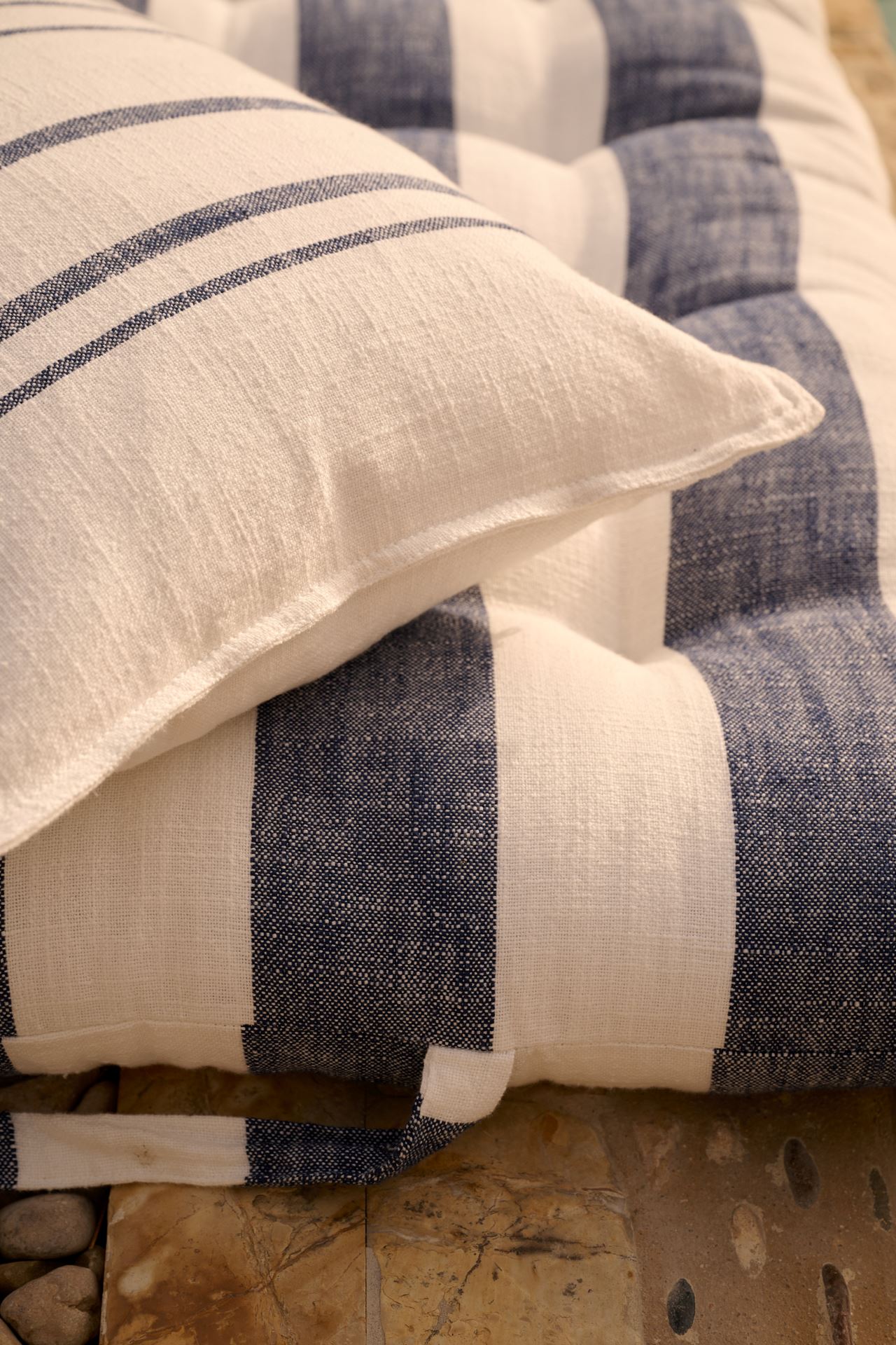 Hopfällbar sittdyna marinblå - 4