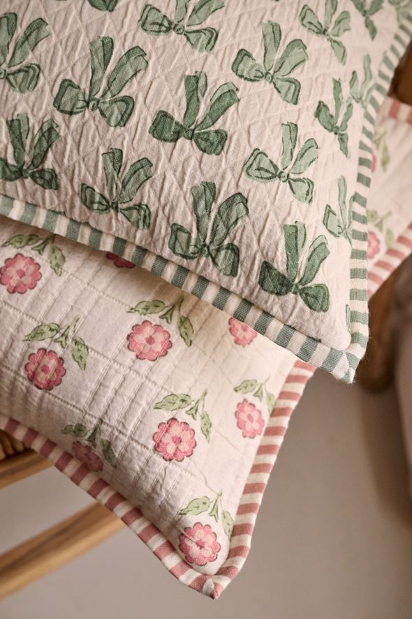 Pyntkuddfodral multi/rosa - 3