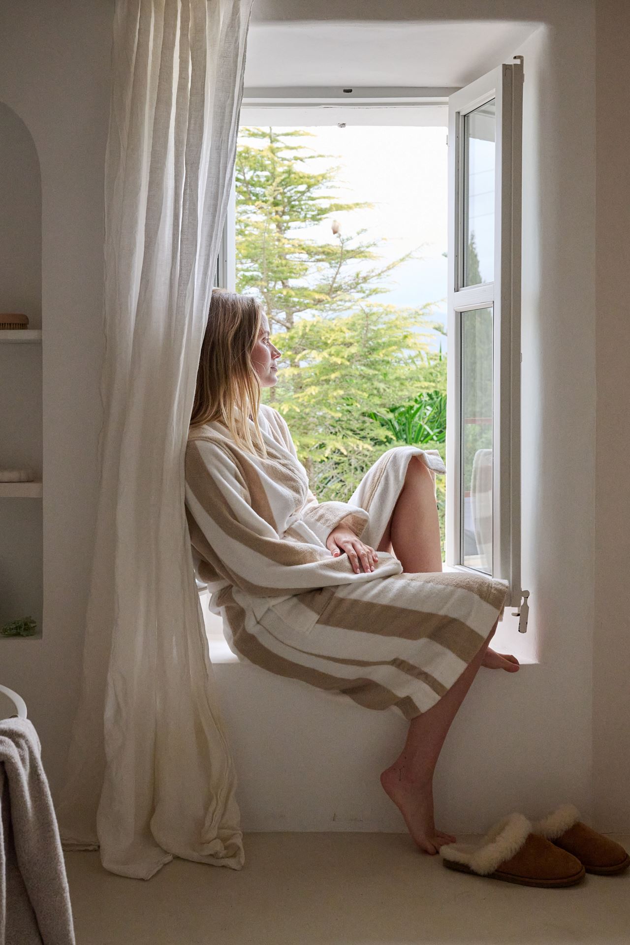 Morgonrock beige - 4