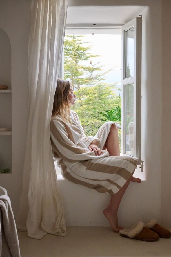 Morgonrock beige - 4