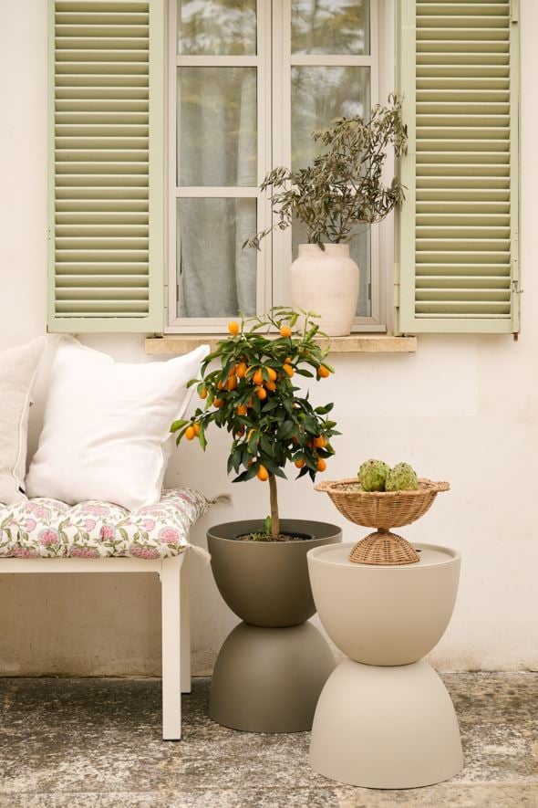 Trädgårdsbord sand - 5