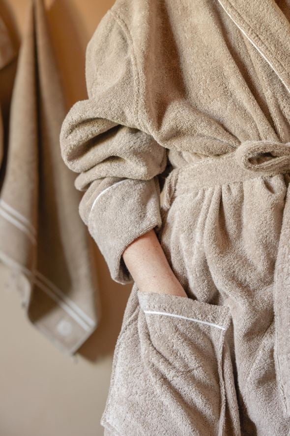 Morgonrock beige - 5