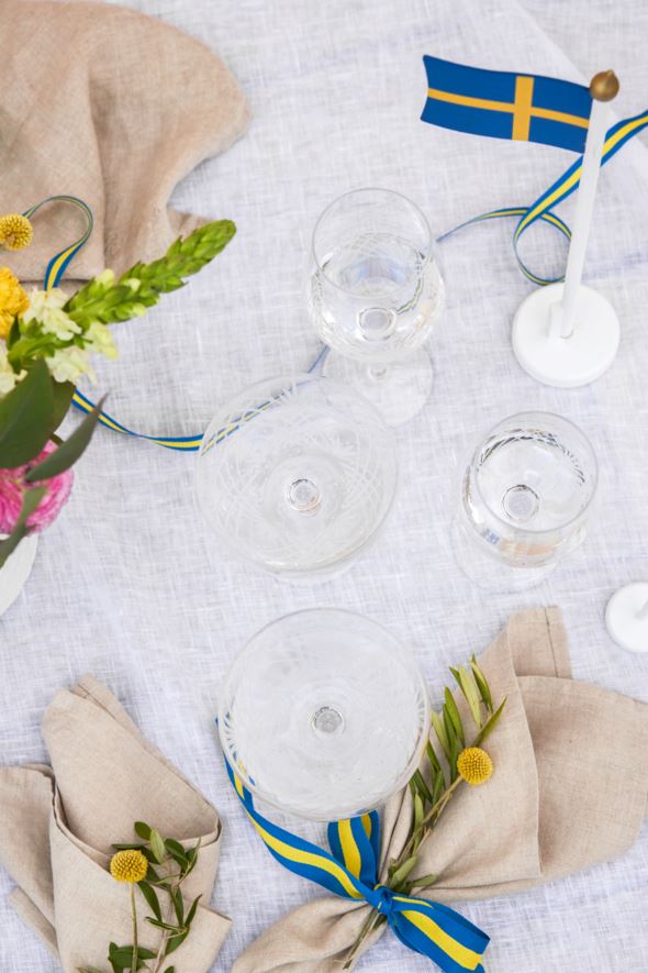 Flaggpynt multi/blå - 2