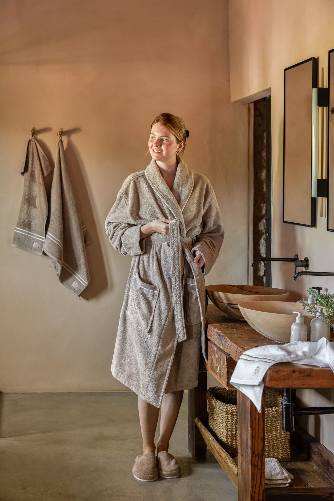 Morgonrock beige - 8