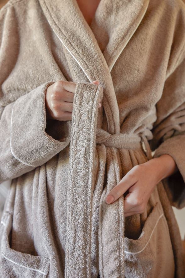 Morgonrock beige - 2