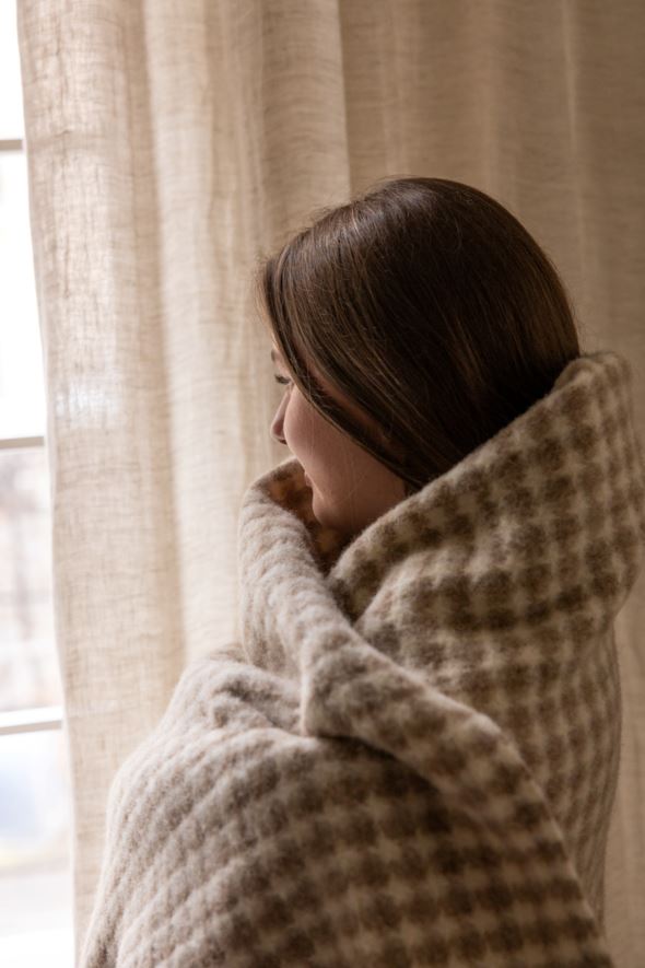 Ullpläd multi/beige - 2