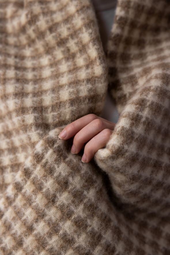 Ullpläd multi/beige - 3