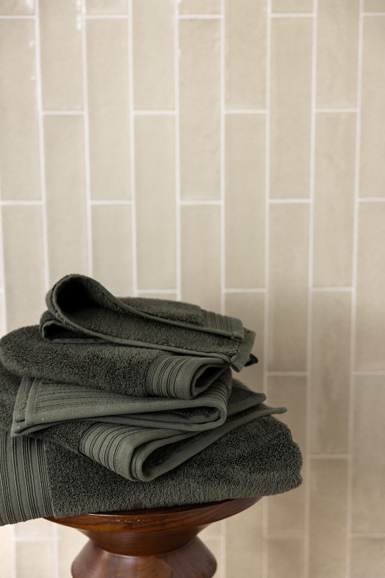 Handduk olivgrön - 4