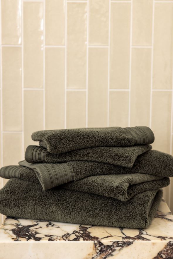 Handduk olivgrön - 6