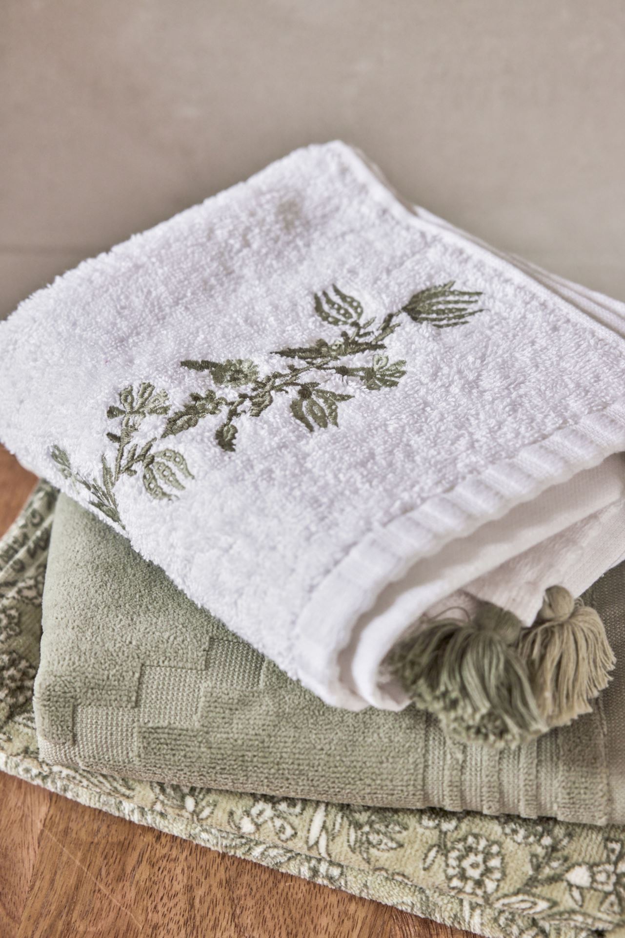 Handduk grön - 2