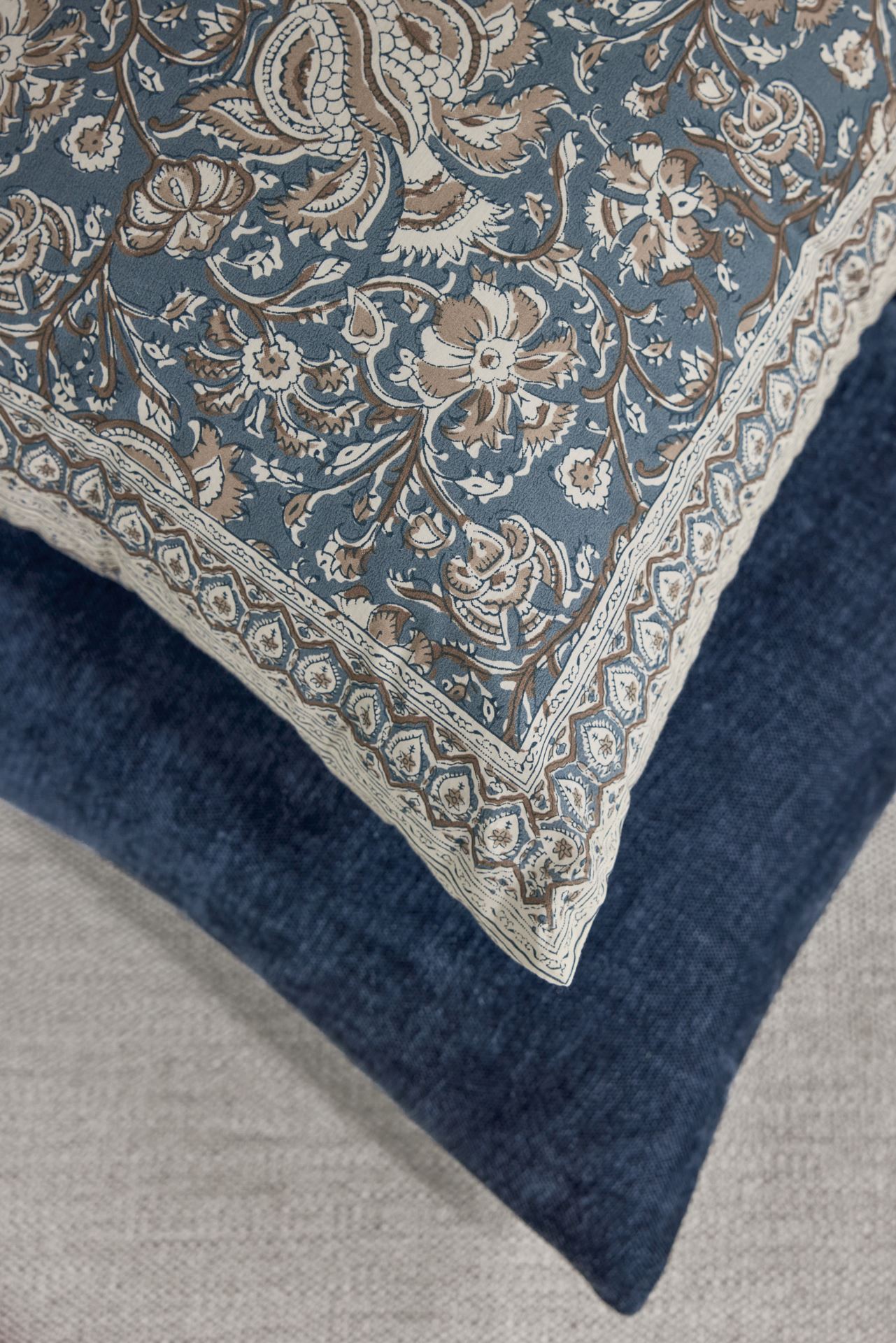 Prydnadskudde blå - 3