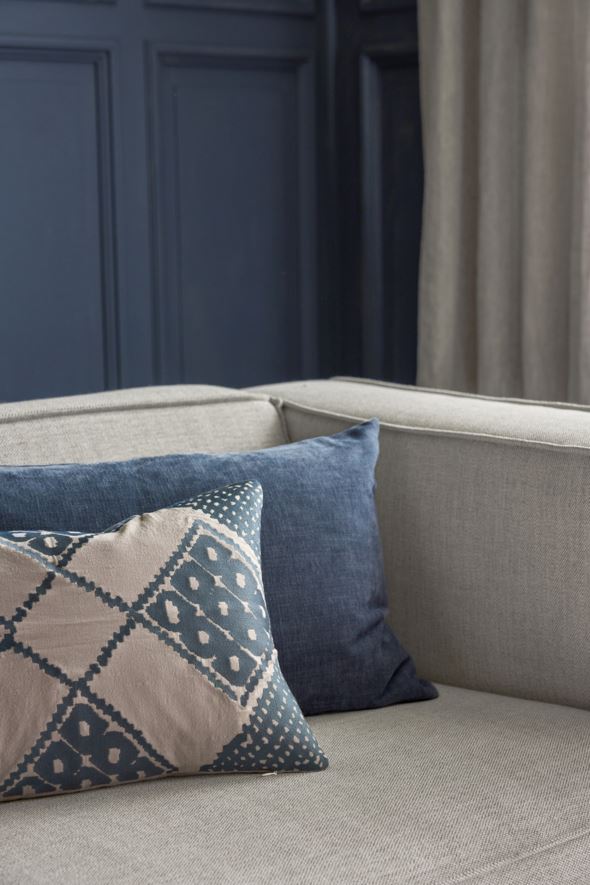 Prydnadskudde blå - 2