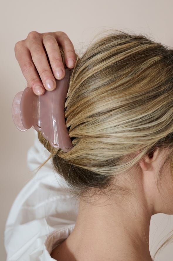 Hårklämma rosa - 2