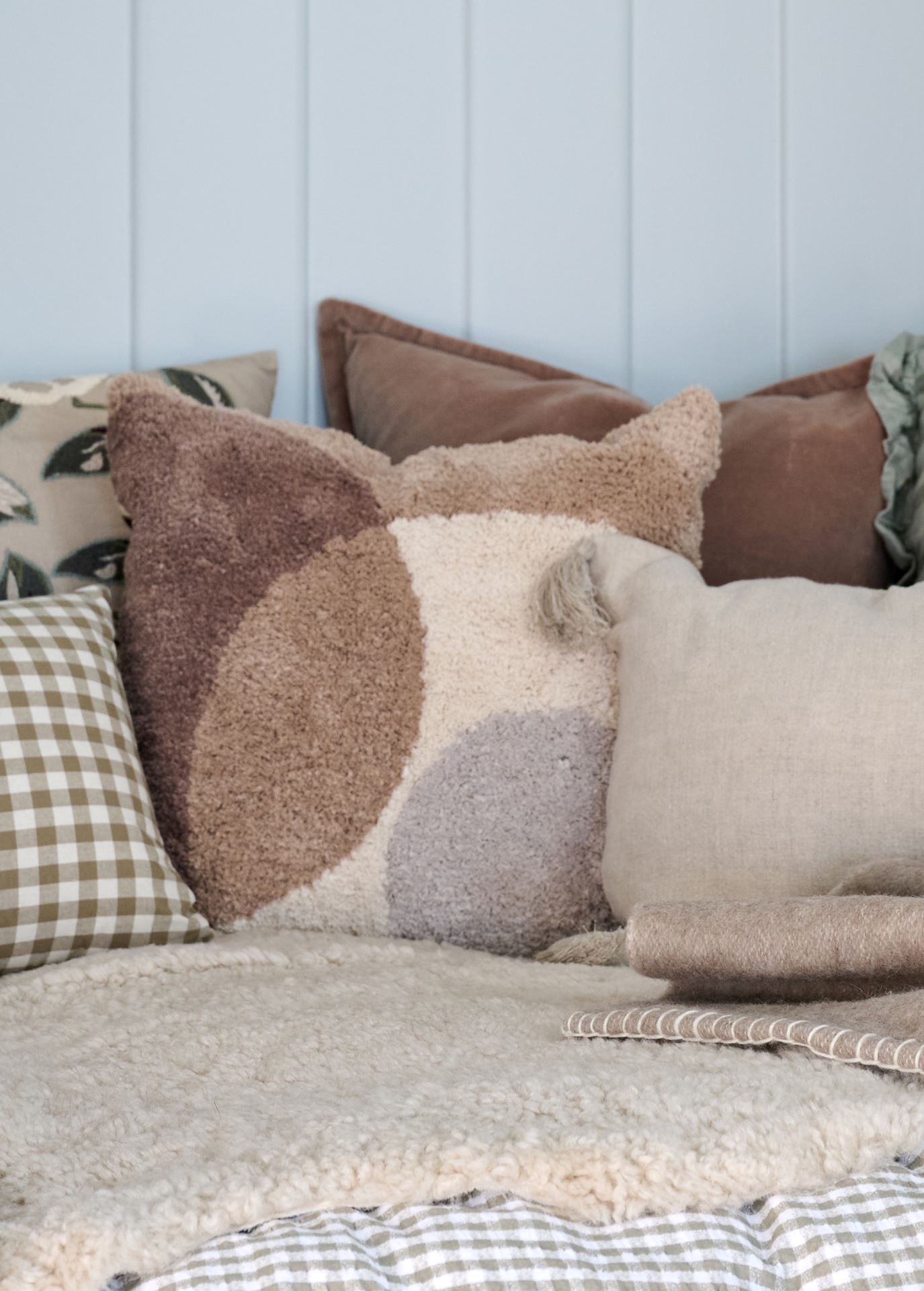 Kuddfodral multi/beige - 2