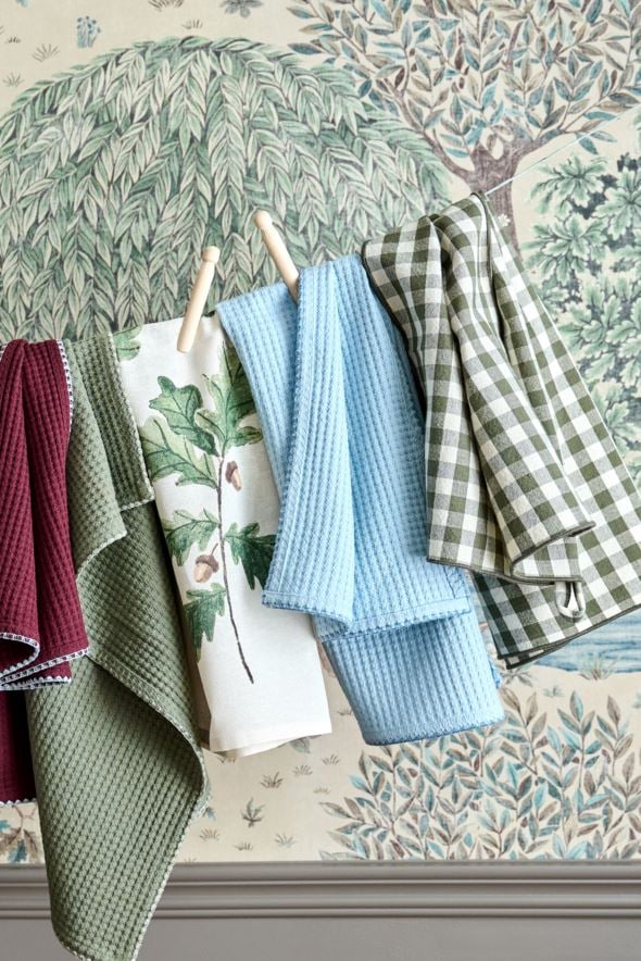 Kökshandduk ljusblå - 2