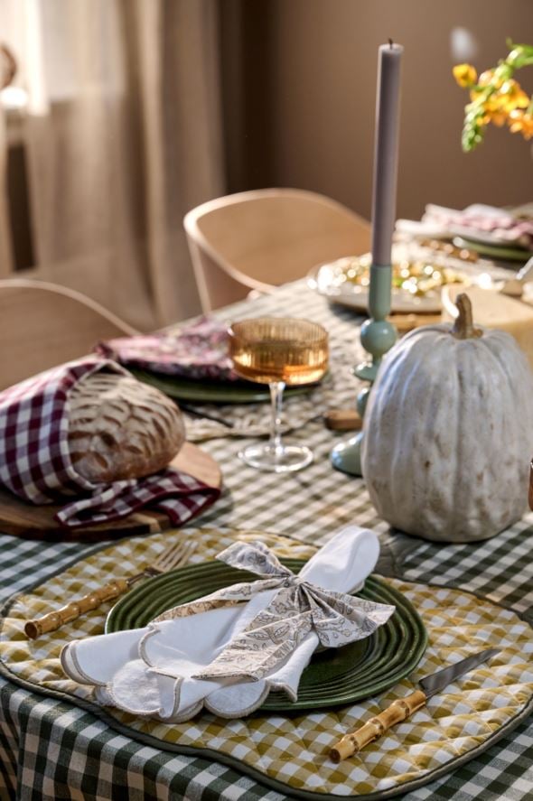 2-pack servettringar beige - 3