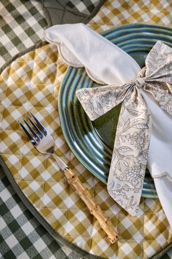 2-pack servettringar beige - 2