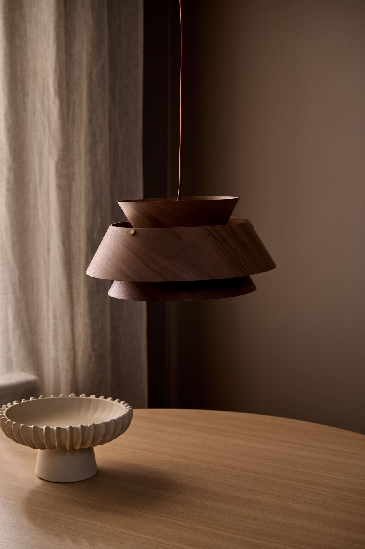 Taklampa brun - 21 cm ø33 brun - 1