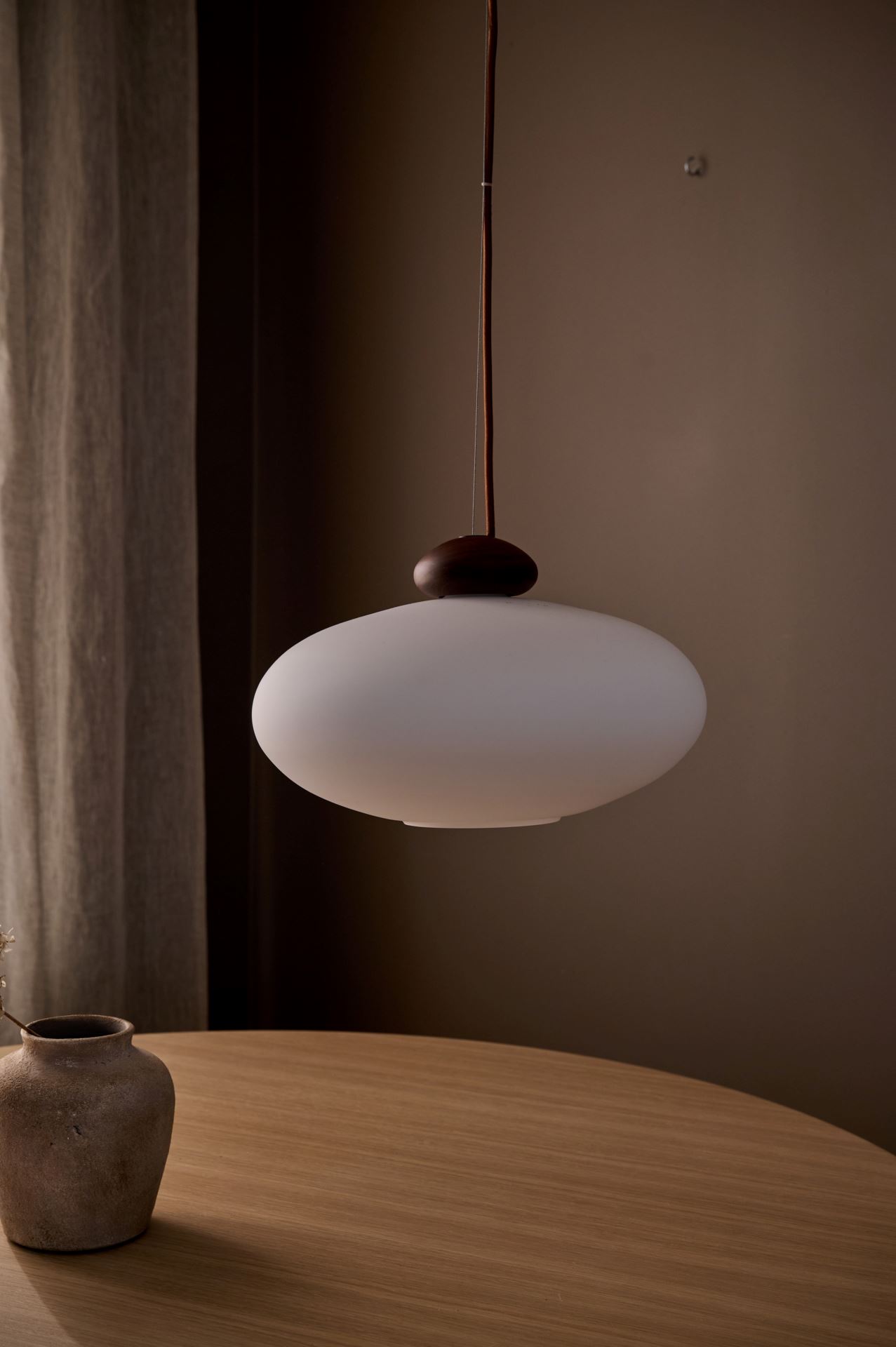 Taklampa brun - 18 cm ø36 brun - 1