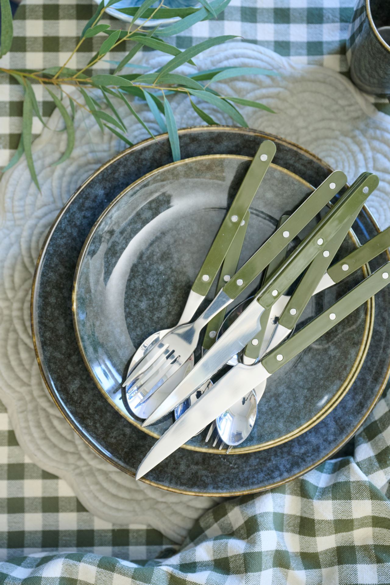 Bestick i 3 delar grön - 2