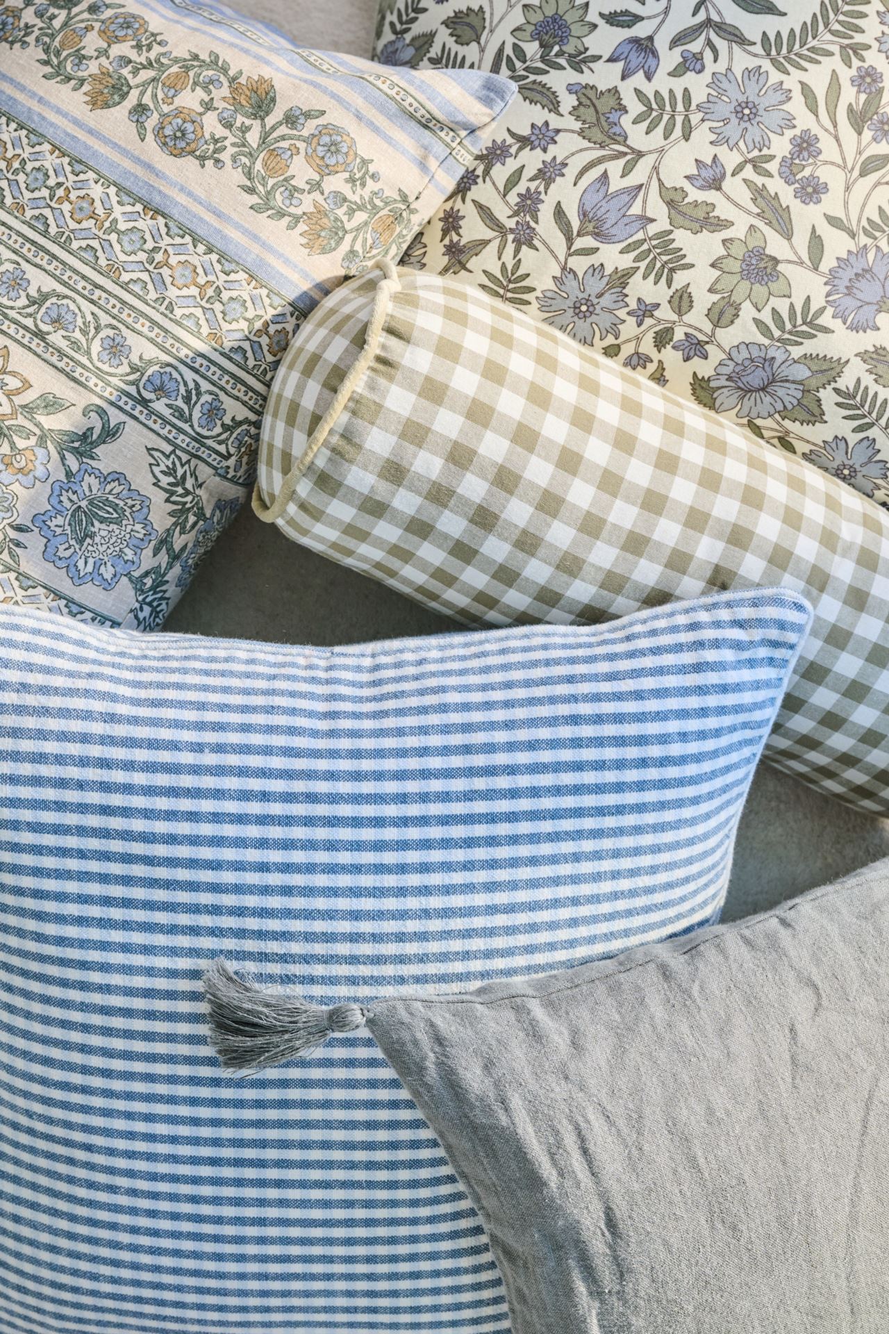 Prydnadskudde multi/grön - 2