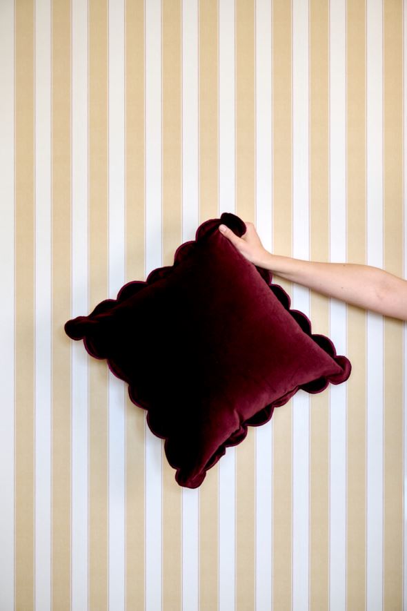 Kuddfodral burgundy - 3