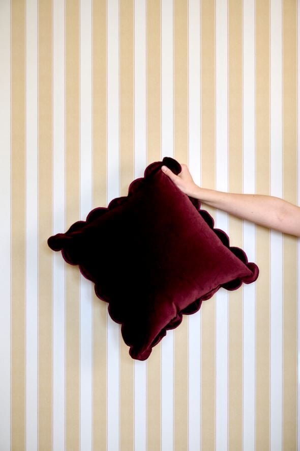 Kuddfodral burgundy - 3