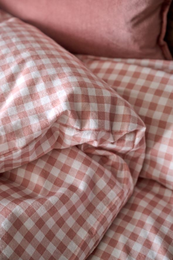 Påslakanset i flanell rosa - 3