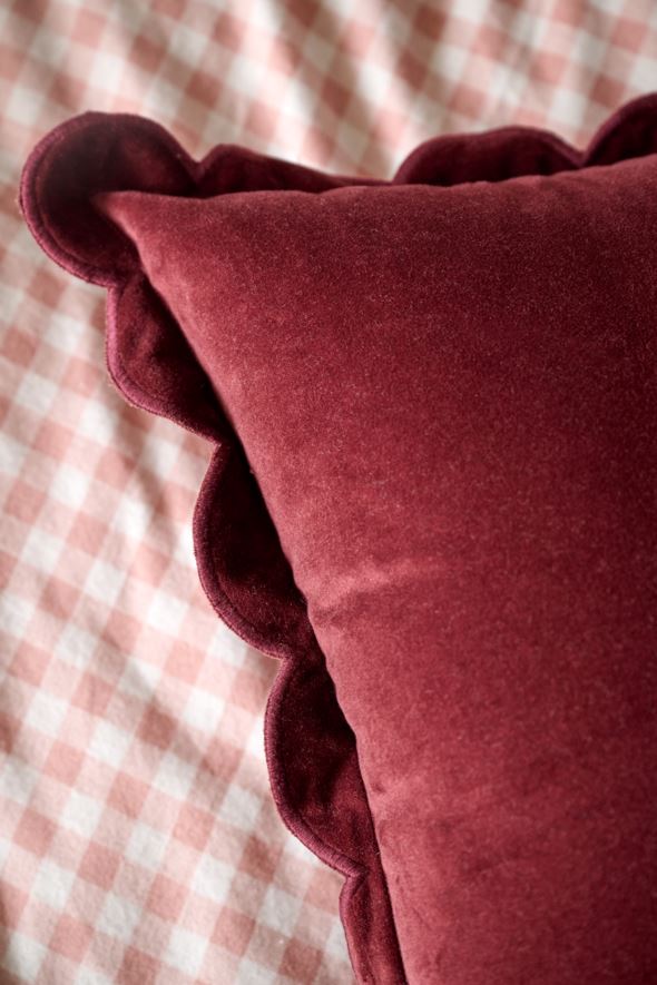 Kuddfodral burgundy - 2