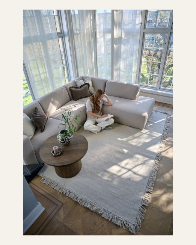 Soffbord brun - 60x60x41 cm ø60 brun - 1