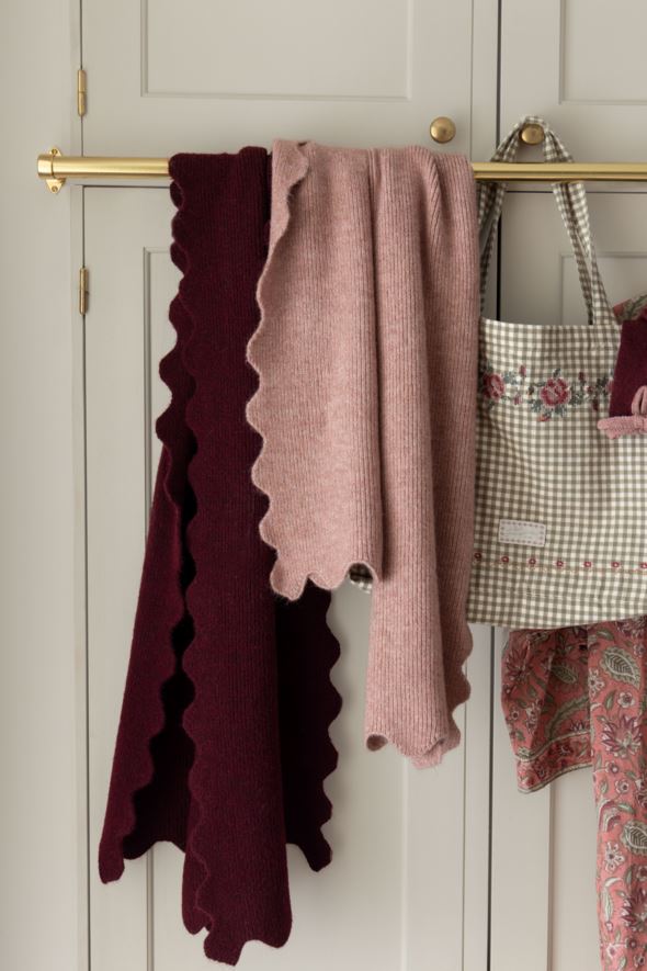 Scarf burgundy - 3