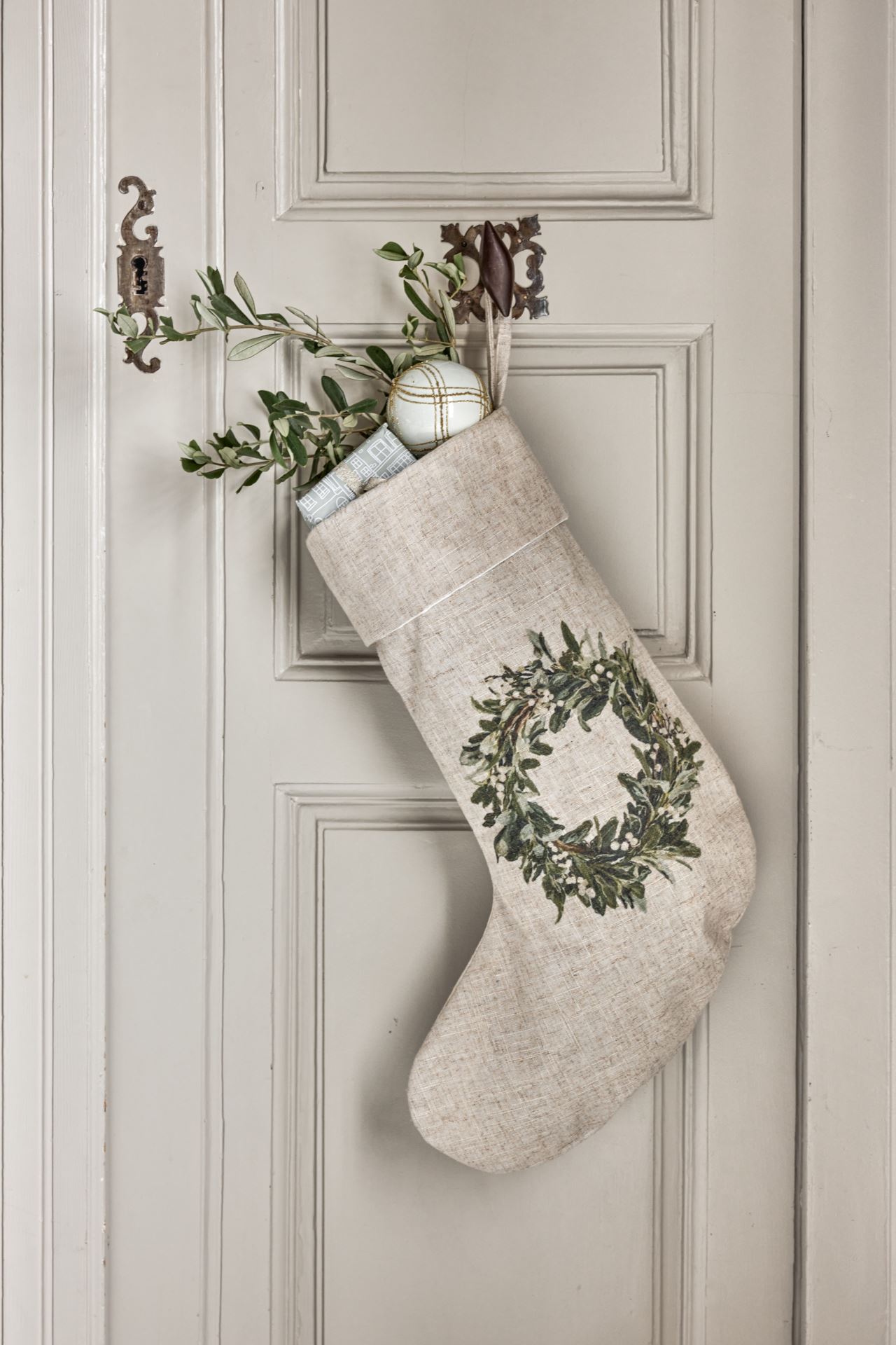 Julstrumpa multi/grön - 35x50 cm multi/grön - 1