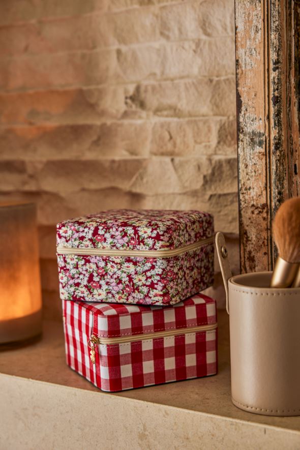 Fodral för sminkborstar beige - 2