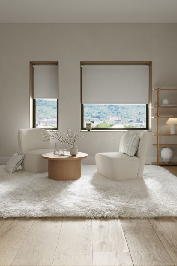 Mörkläggande rullgardin offwhite - 4