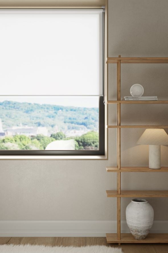 Transparent rullgardin offwhite - 2