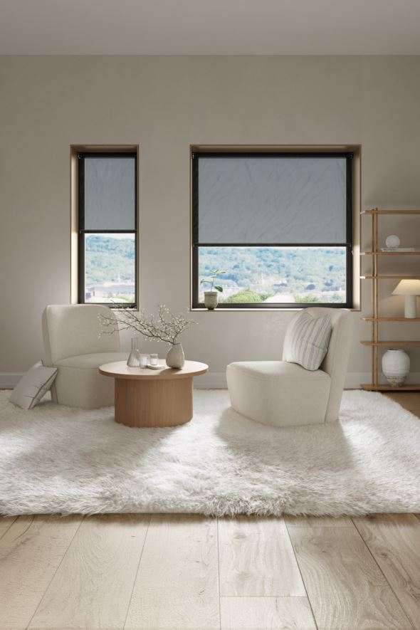 Screenrullgardin grafitgrå - 5