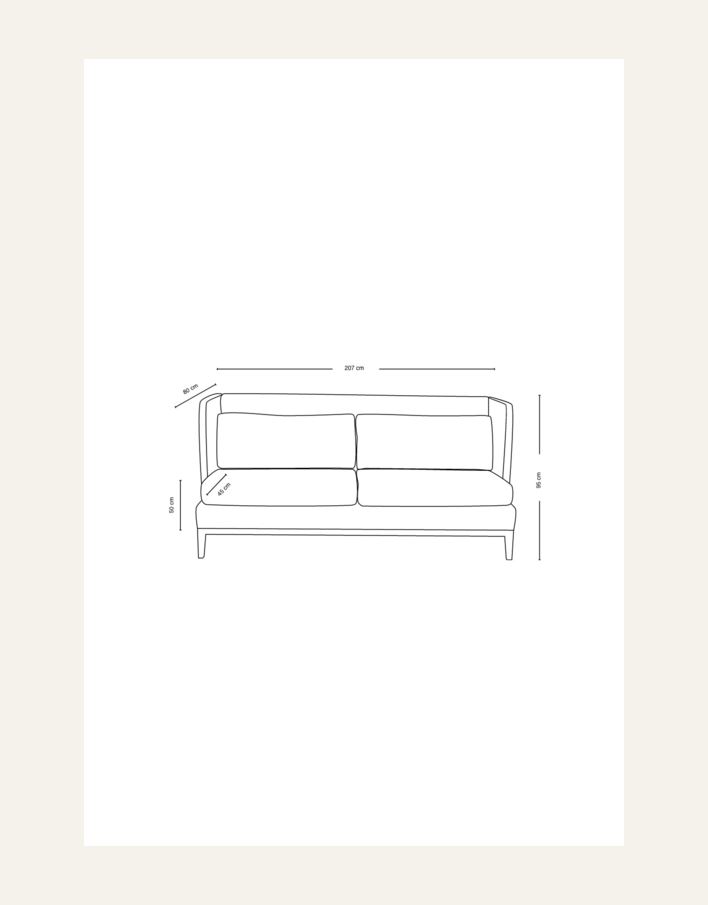 Kökssoffa beige - 11