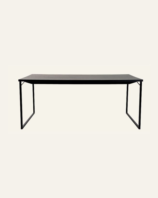 Matbord svart - 100x200x75 cm svart - 1