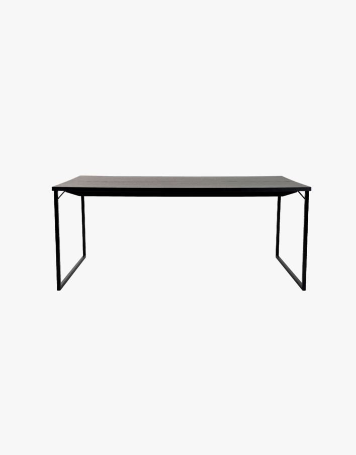 Matbord svart - 100x200x75 cm svart - 1