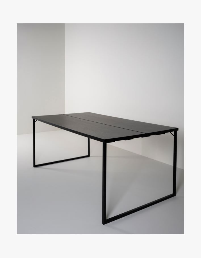 Matbord svart - 100x200x75 cm svart - 1