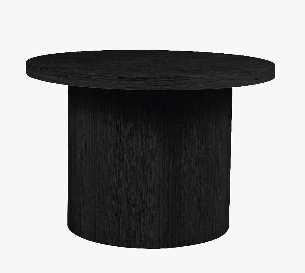 Soffbord svart - 75x75x49 cm ø 75 svart - 1