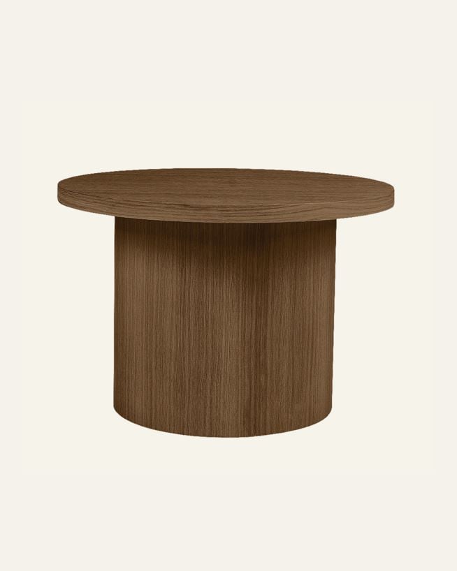 Soffbord brun - 60x60x41 cm ø60 brun - 1