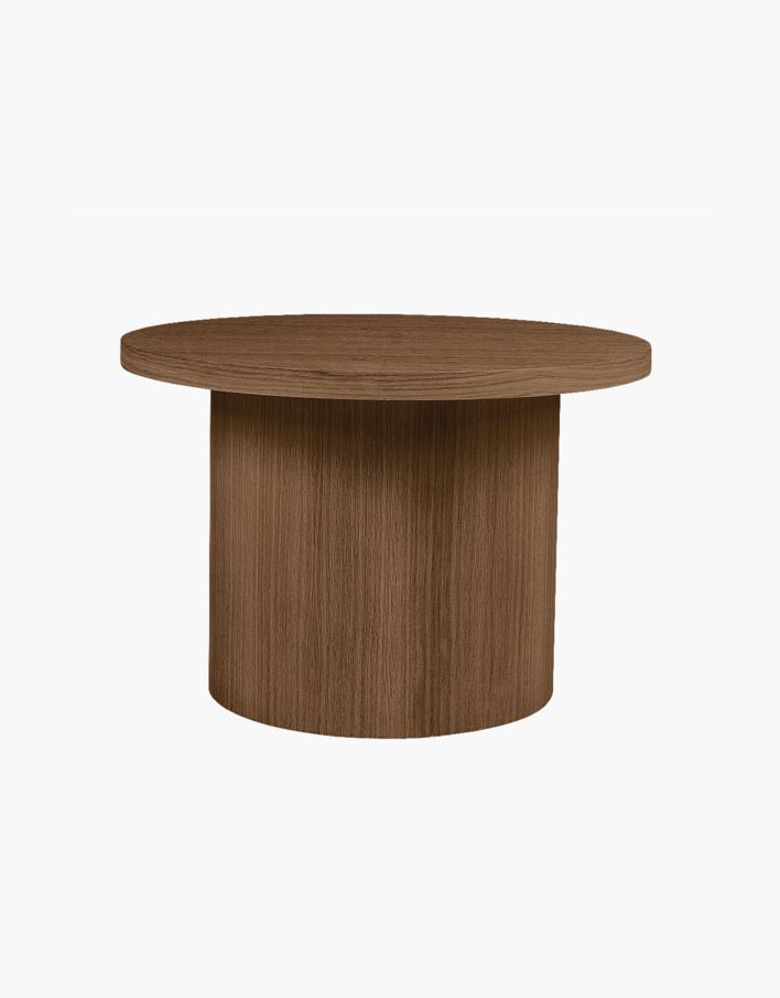 Soffbord brun - 75x75x49 cm ø 75 brun - 1