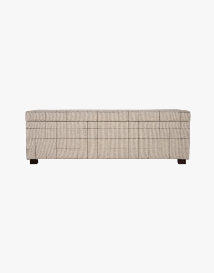 Sängbänk multi/beige - 144x46x44 cm multi/beige - 1