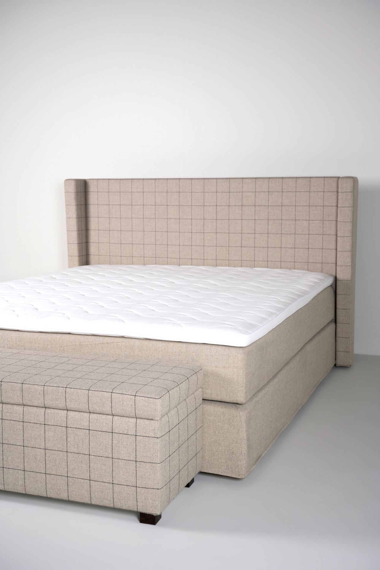 Sängbänk multi/beige - 7