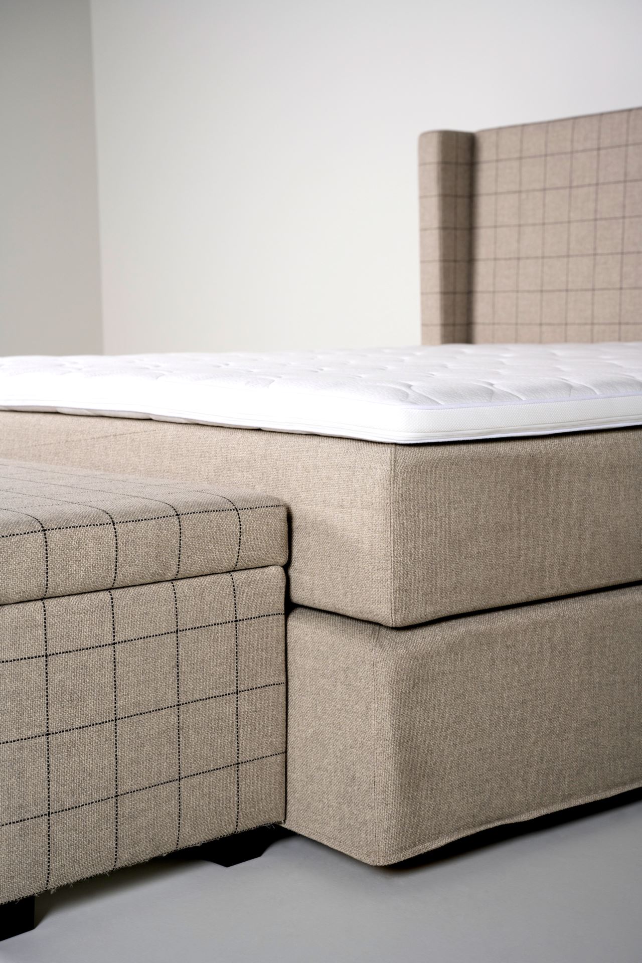 Sängbänk multi/beige - 6