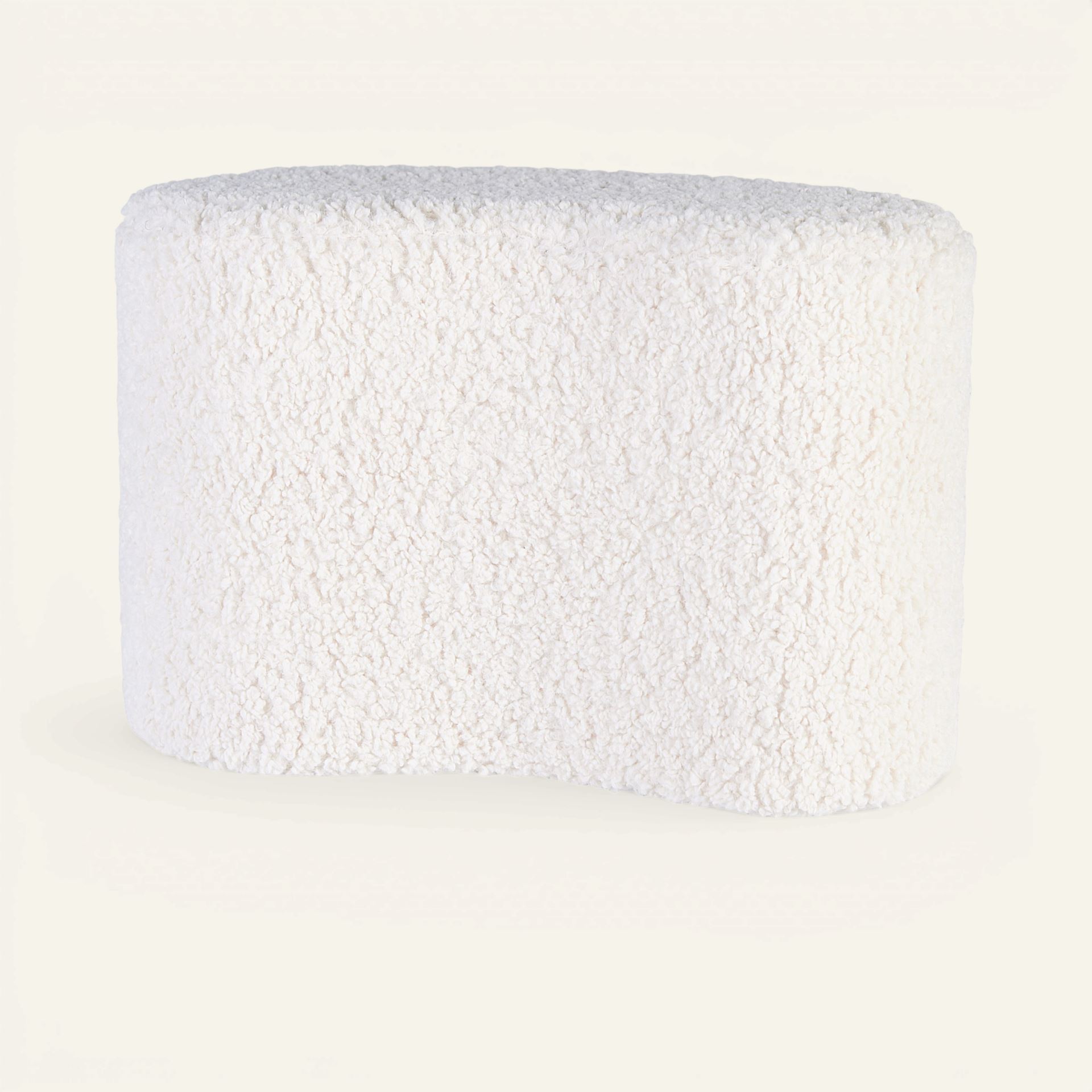 Puff vit - 30x50x32 cm vit - 1