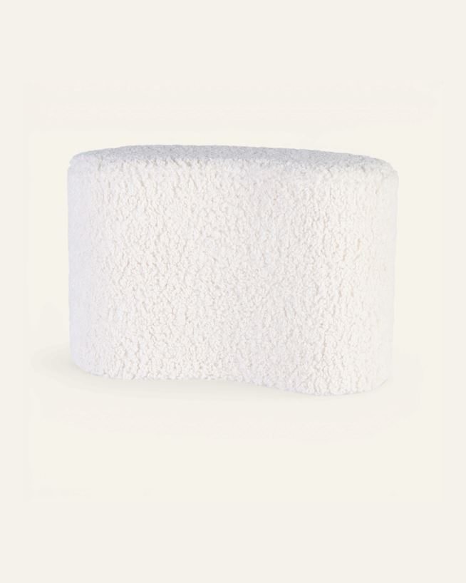 Puff vit - 30x50x32 cm vit - 1