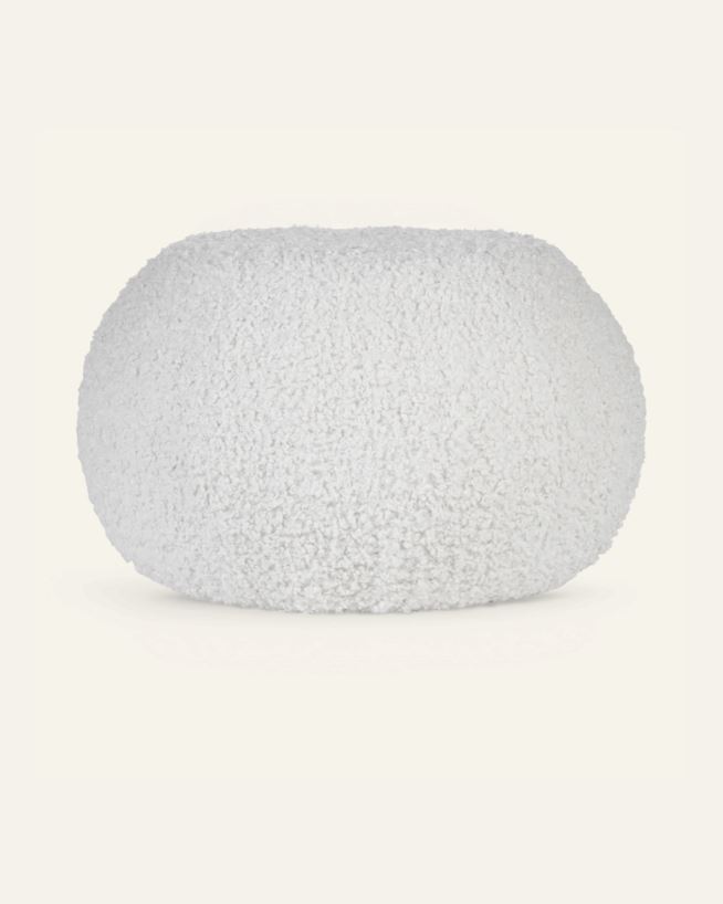 Puff vit - 30 cm ø49 vit - 1